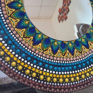 Circle of Mirror Mindfulness Art