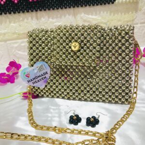 Golden Royale Pearl Bag