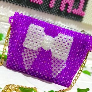 Princess Pearl Bow Clutch