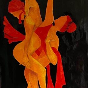 A vibrant expression of love and motion