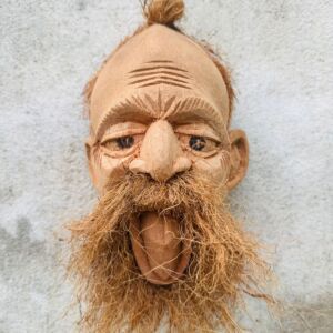 Ancient Spirit Coconut Shell Wall Sculpture