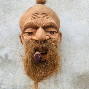 Island Heritage Coconut Shell Elder Mask