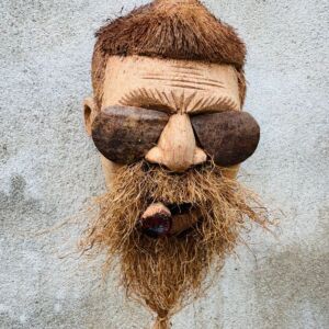 Maverick Coconut Shell Artisan Mask