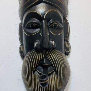Ethnic Wooden Face Carving