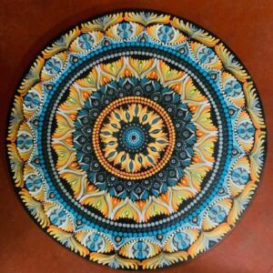 Radiant Equilibrium Mandela Art