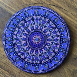 Violet Dream mandala Art